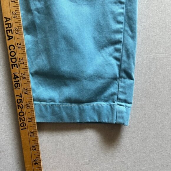Brooks Brothers cotton twill sky blue chino trouser pants Sz 36 - Picture 10 of 13